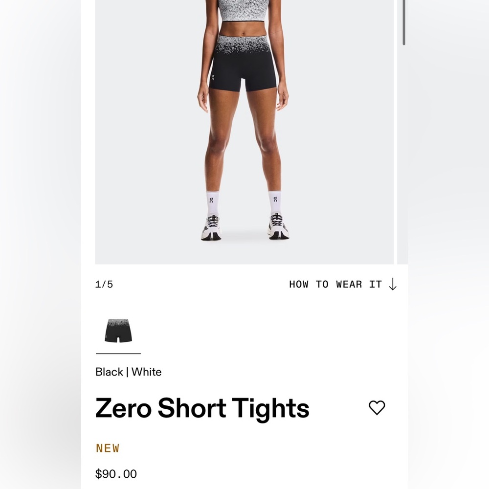 On Zero Short Tights